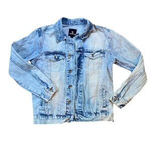 Vintage 1990s SOUTHPOLE Denim Acid Wash Trucker Jacket